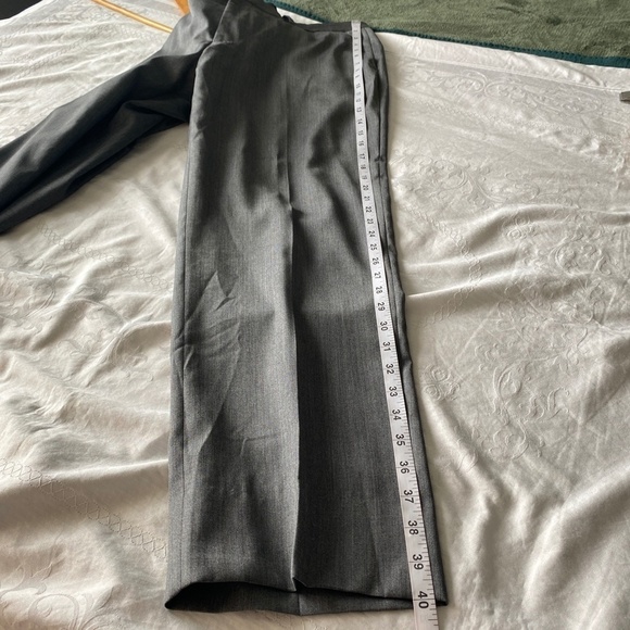 Balmier Fashion Men's‎ Silver/Gray Wool/Silk Blend Dress Pant - Picture 14 of 15